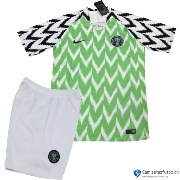 Camiseta Seleccion Nigeria Niño Primera equipos 2018 Verde